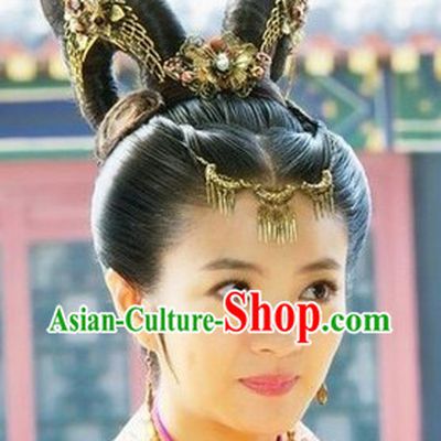 Ancient Chinese Princess Headwear and Wig