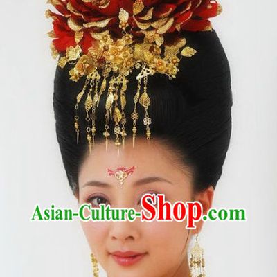 Ancient Chinese Empress Wig and Headwear