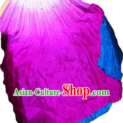 Glow in Dark Luminous Silk Dance Fan