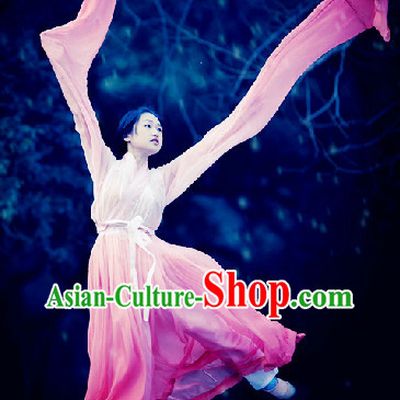 Long Water Sleeve Classical Dancing Costumes Complete Set for Women