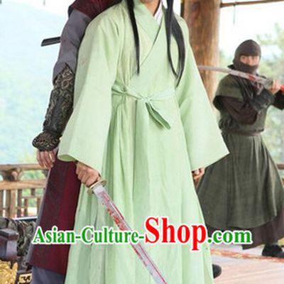 Ancient Korean Palace Costumes and Coronet Complete Set
