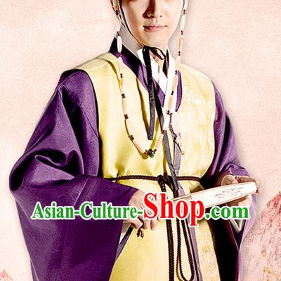 Korean Traditional Palace Official Male Costumes