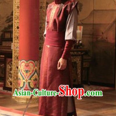 Ancient Korean Palace Imperial Emperor Bodyguard Costumes Complete Set