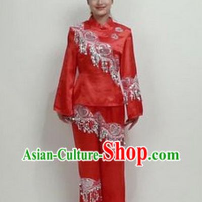 Traditional Fan Group Dancing Outfit for Women