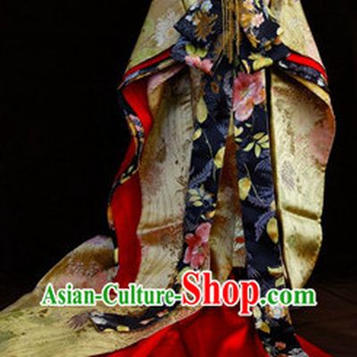 Traditional Japanese Princess Kimono Clothes for Ladies