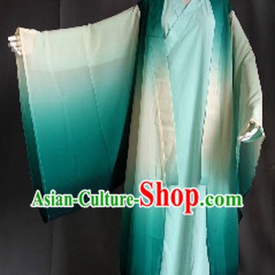 Traditional Green Han Fu Dresses for Men