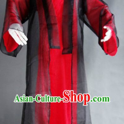 Black and Red Classical Dancing Costumes for Men