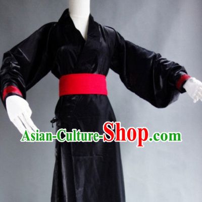 Black Classical Chinese Night Costumes for Men