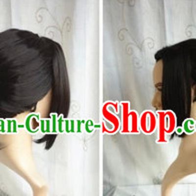 Chinese Classical Black Ponytail for Men