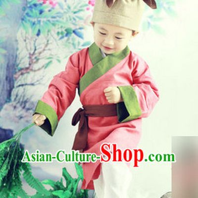 Ancient Chinese Students Costumes Complete Set for Kids
