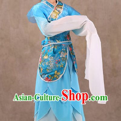 Water Sleeves Classical Dancing Costumes Complete Set for Children