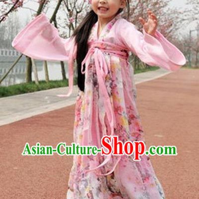 Ancient Chinese Tang Ruqun Costumes for Kids
