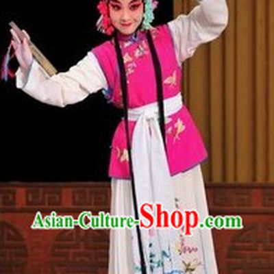 Hua Dan Stage Opera Costumes Complete Set for Kids