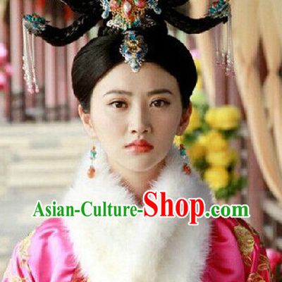 Ancient Chinese Palace Empress Wig and Headwear