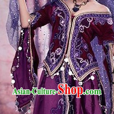 Xinjiang Dance Recital Costumes for Competition