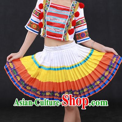 Yao People Clothes and Headwear Full Set