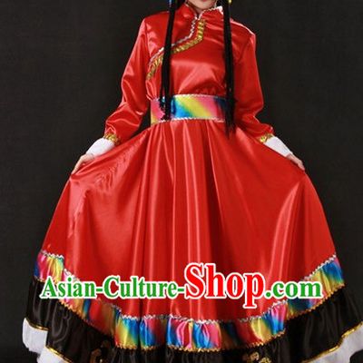 Tibetan Ethnic Minority Clothing and Hat for Women
