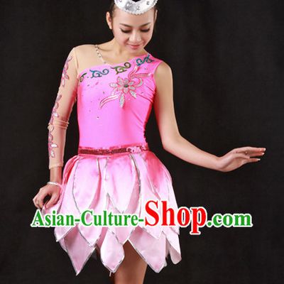 Lotus Stage Costumes and Headwear for Girls