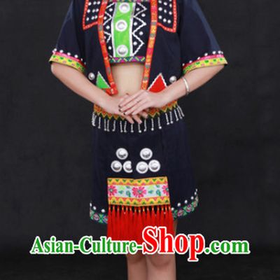 Wa Minority Festival Celebration Clothes and Hat