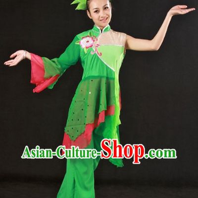 Han Ethnic Dance Suit and Headwear
