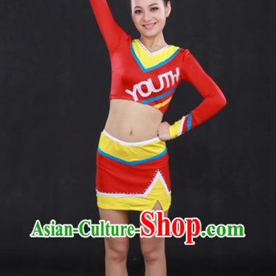 Modern Cheerleader Dance Costumes Complete Set