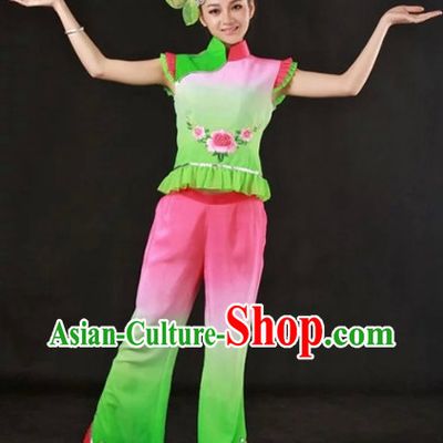 Han Ethnic Traditional Outfits and Headwear Complete Set for Girls