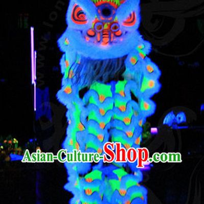 Luminous Lion Dance Head and Body Costumes Complete Set