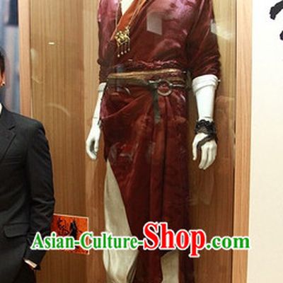 Chinese Kung Fu Boy Traditional Dresses and Hat