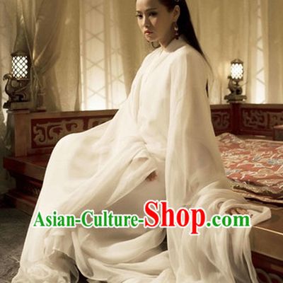 Pure White Fairy Style Traditional Costumes Complete Set