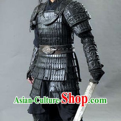 Black Solider Armor Costumes and Helmet Complete Set