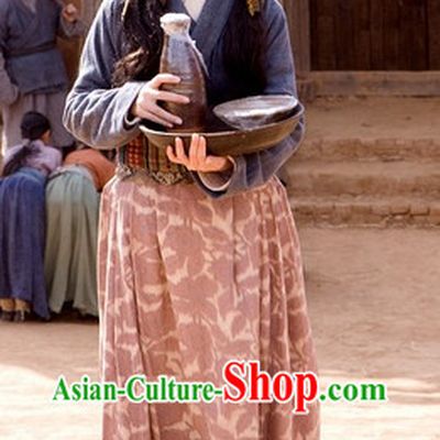 Ancient Chinese Village Girl Dresses Complete Set
