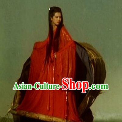 Red Chinese Traditional Wedding Dresses Complete Set for Women