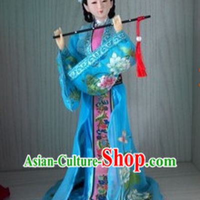 Handmade Beijing Silk Figurine Doll - Ancient Chinese Beauty 2