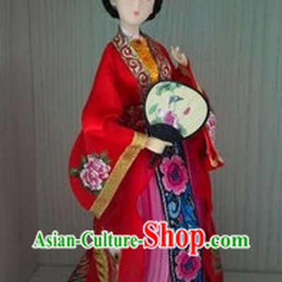 Handmade Beijing Silk Figurine Doll - Ancient Chinese Beauty 4