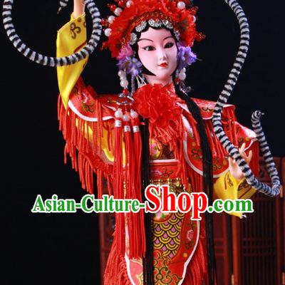 Handmade Traditional Chinese Silk Figurine - Shuangyang Princess