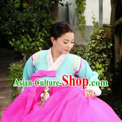 Korean Traditional Female Hanbok Clothes