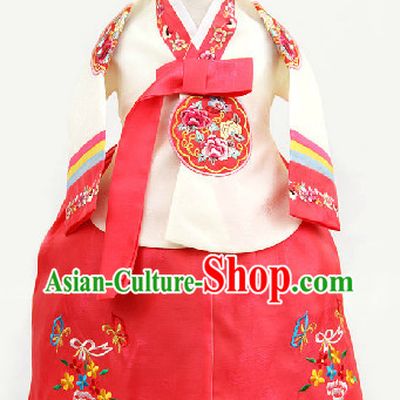 Korean Traditional Hanbok for Sisters from 1 Year Old to 15 Years Old