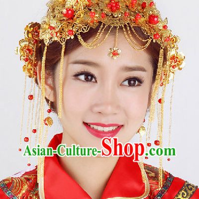 Chinese Classic Wedding Head Jewelry