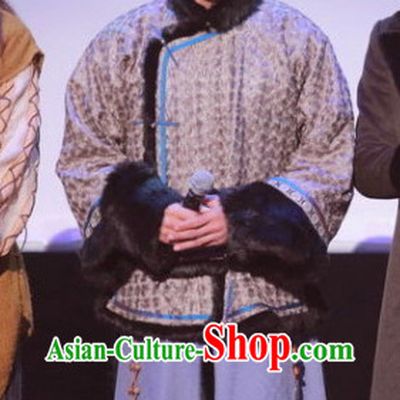 Qing Dynasty Palace Official Costumes and Long Wig Complete Set