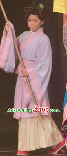 Ancient Chinese Imperial Palace Maidservant Costumes Complete Set