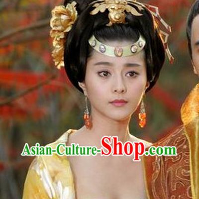 Yang Guifei Tang Empress Hair Accessories and Wig