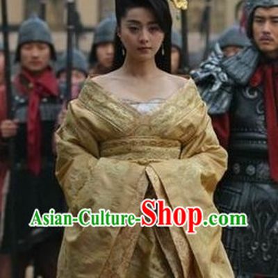 Yang Guifei Tang Empress Costumes and Wig Complete Set