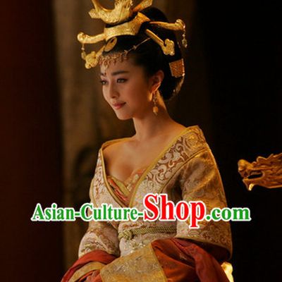 Ancient Four Beauties Yang Guifei Costumes and Wig Complete Set