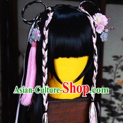 Ancient Chinese Princess Wig and Headwear