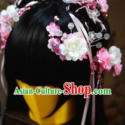 Ancient Chinese Pink Hair Accessories