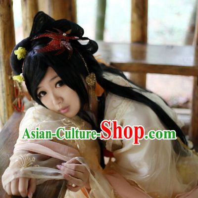 Ancient Chinese Imperial Palace Long Wig
