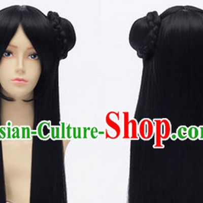 Ancient Chinese Doll Style Long Wig