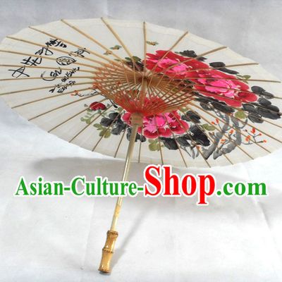 Traditional Chinese Hands Painted Umbrella