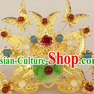 Handmade Imperial Empress Butterfly Coronet