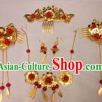 Handmade Traditional Wedding Hair Jewelry Complete Set